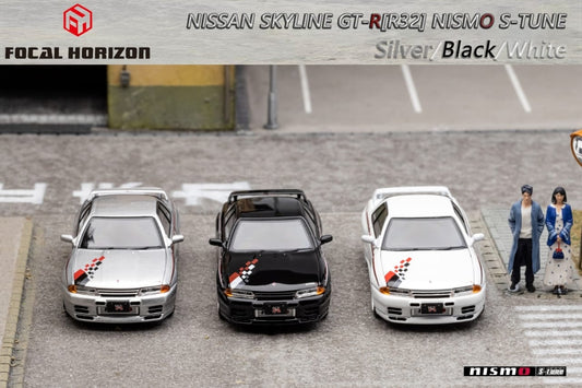 Focal Horizon 1/64 Nismo S-Tune Skyline GT-R R32 Open-Hood, Visible Engine Nismo Livery