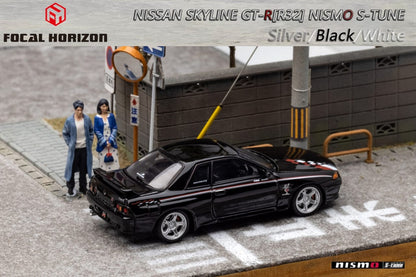 Focal Horizon 1/64 Nismo S-Tune Skyline GT-R R32 Open-Hood, Visible Engine Nismo Livery