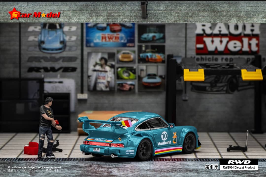 Star Model 1/64 RWB964 GT Wing Green Valiant