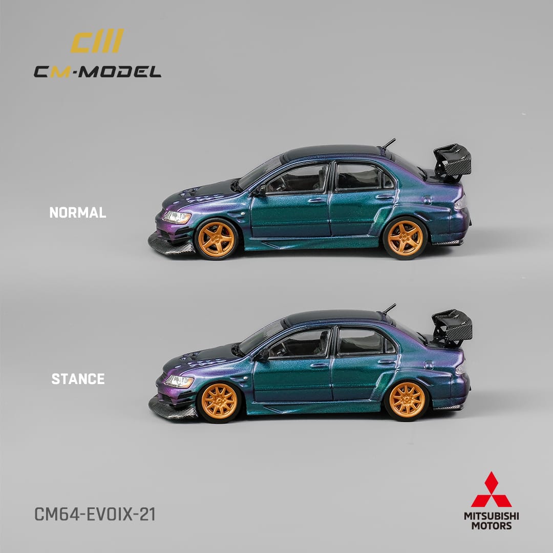 CM Model 1/64 Voltex Lancer Evolution IX Magic Purple