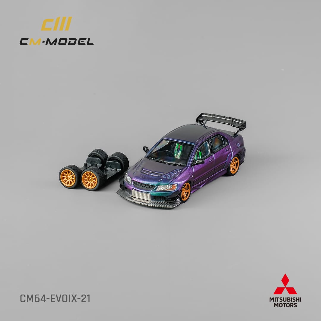 CM Model 1/64 Voltex Lancer Evolution IX Magic Purple