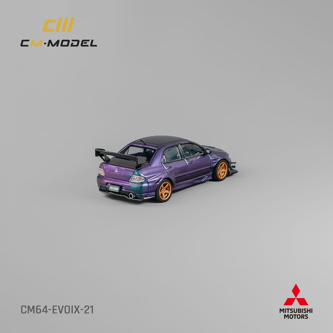 CM Model 1/64 Voltex Lancer Evolution IX Magic Purple