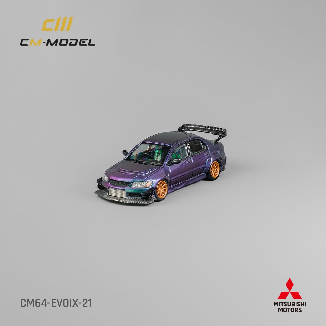 CM Model 1/64 Voltex Lancer Evolution IX Magic Purple