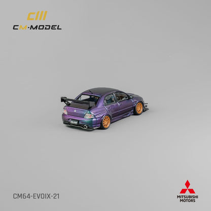 CM Model 1/64 Voltex Lancer Evolution IX Magic Purple