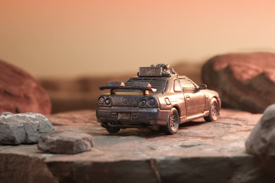 Stance Hunters 1/64 Skyline GT-R R34 V-SPEC-II Mad Max Style