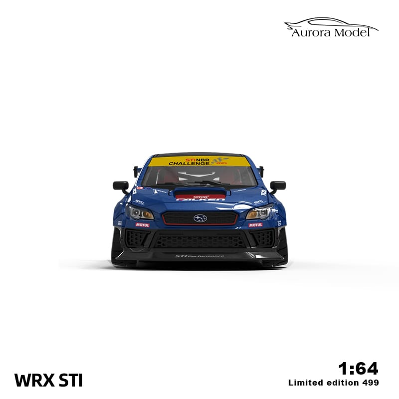 Time Micro x Aurora 1/64 WRX STI VA Version 2014 NBR Blue-Black 2023 Livery