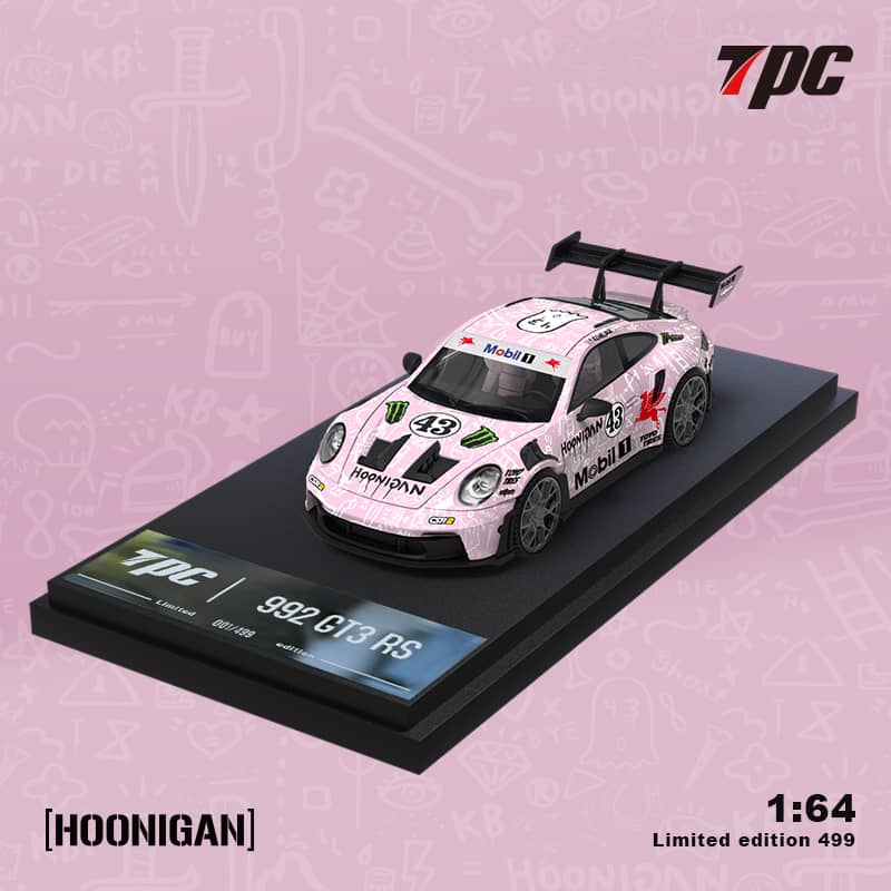 Time Micro x TPC 1/64 Hoonigan Pink TPC T1 / 992 GT3 RS
