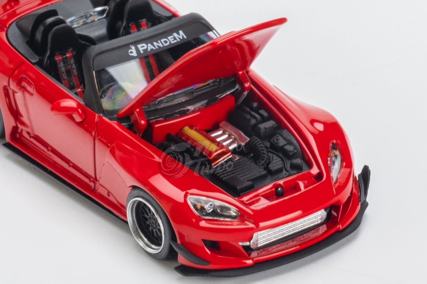 MicroTurbo 1/64 S2000 AP1 Pandem Rocket Bunny Modified (Open-Hood丨Detachable Engine丨Magnet Spoiler)