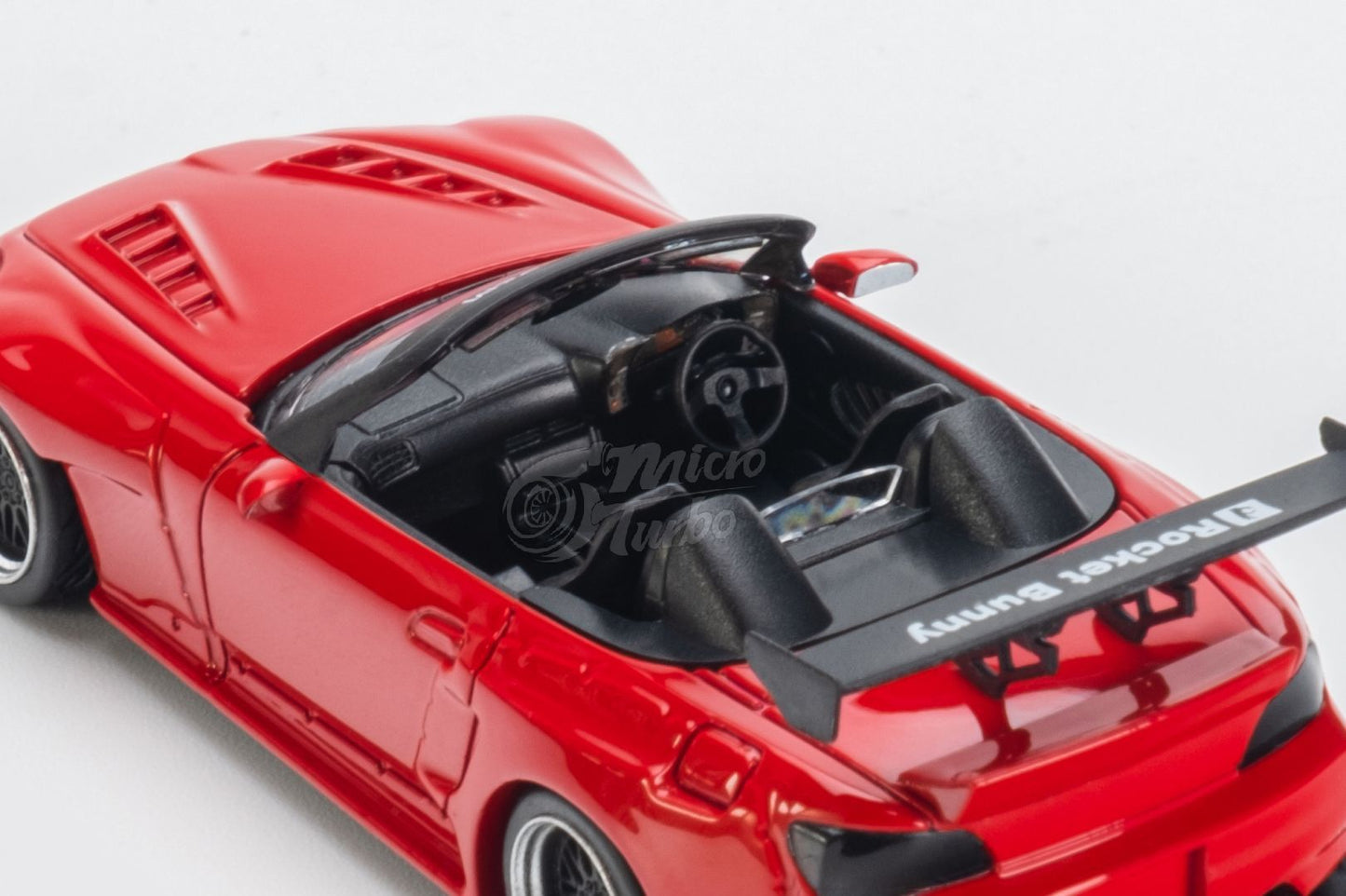 MicroTurbo 1/64 S2000 AP1 Pandem Rocket Bunny Modified (Open-Hood丨Detachable Engine丨Magnet Spoiler)