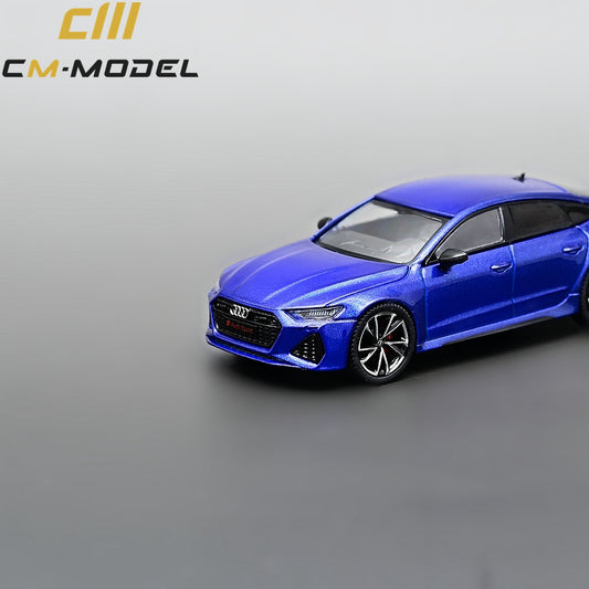[ETA:  May 2024 ] CM Model 1/64 Audi RS7 Sportback 2022 Metallic Blue