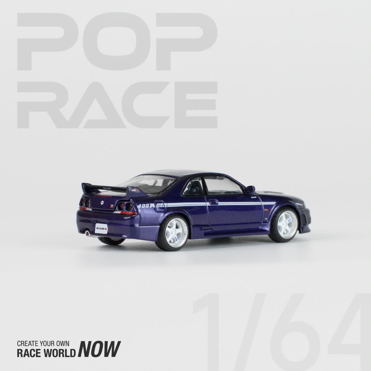 Pop Race 1/64 GT-R NISMO 400R MIDNIGHT PURPLE
