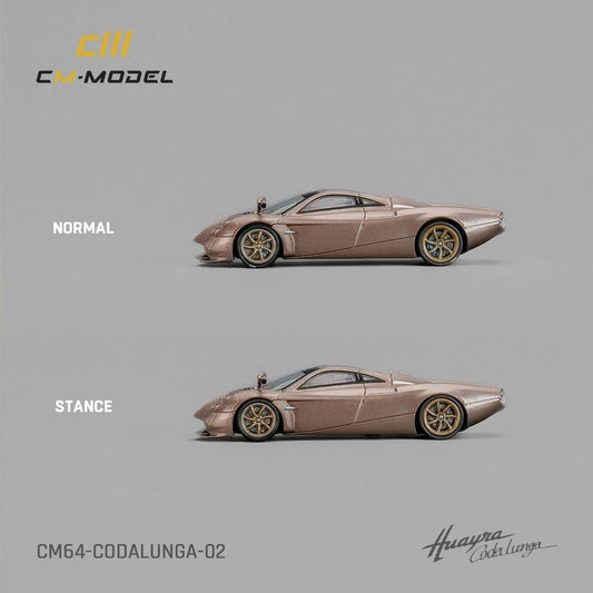 [ETA:  Sep 2024 ] CM Model 1/64 Pagani Huayra Codalunga - Gold
