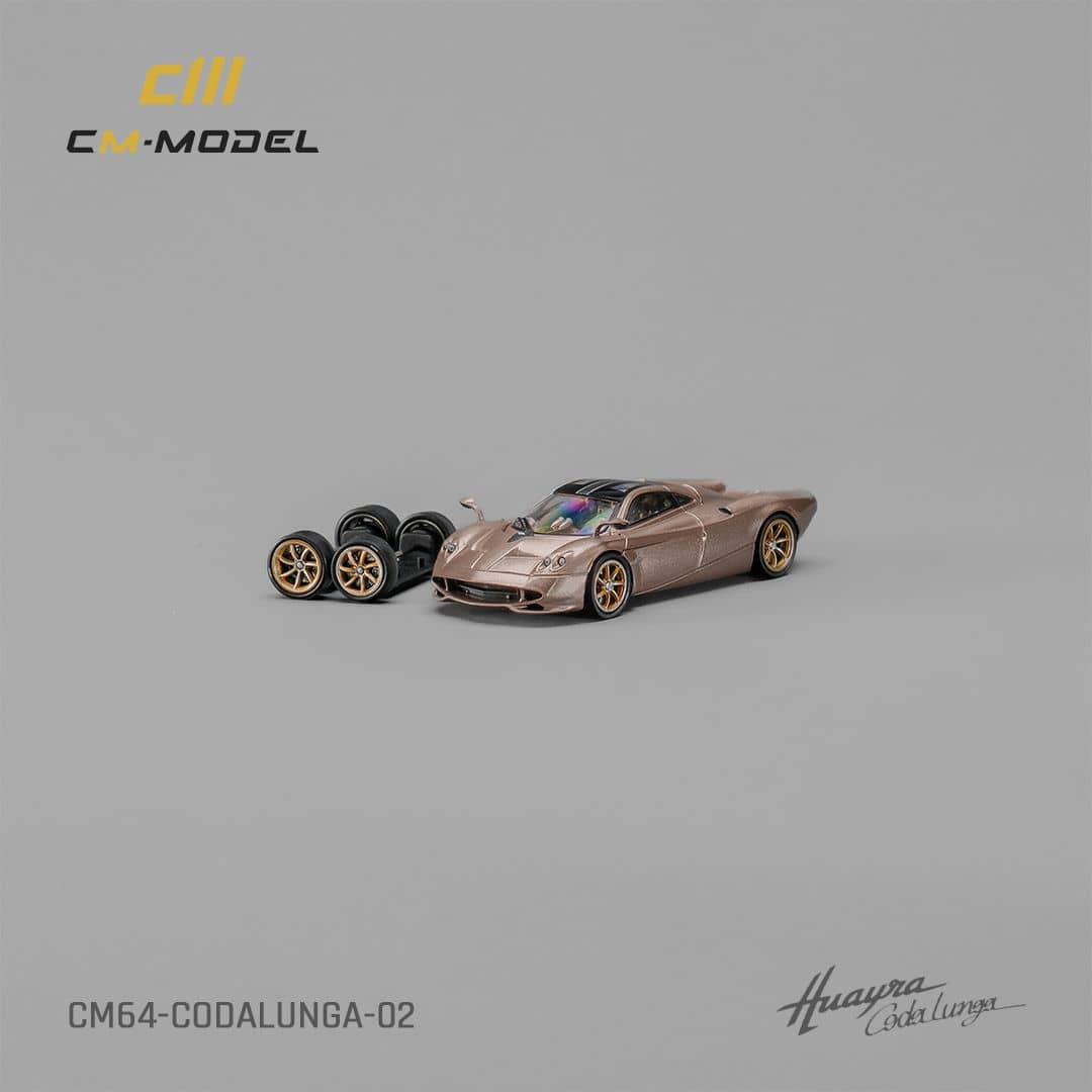 CM Model 1/64 Pagani Huayra Codalunga - Gold