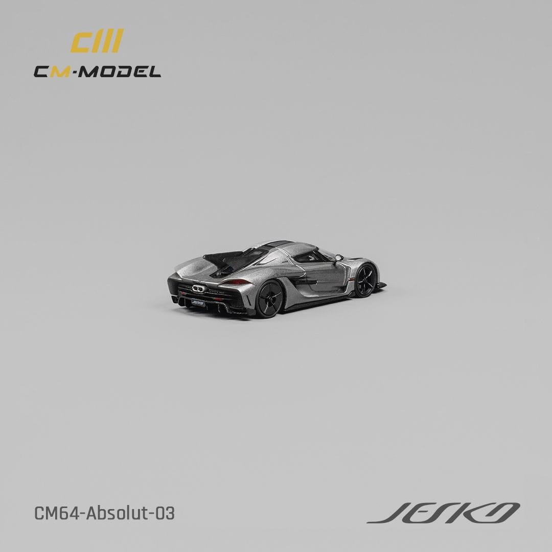 CM Model 1/64 Jesko Absolut - Metallic Gun Gray