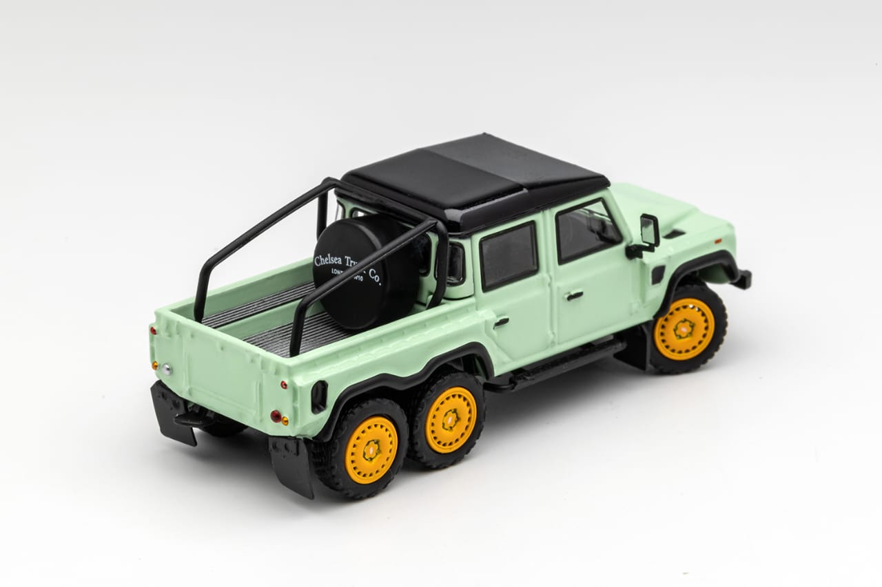 GCD 1/64 Defender 110 PickUp 6x6 KAHN Modified - L:ight Green