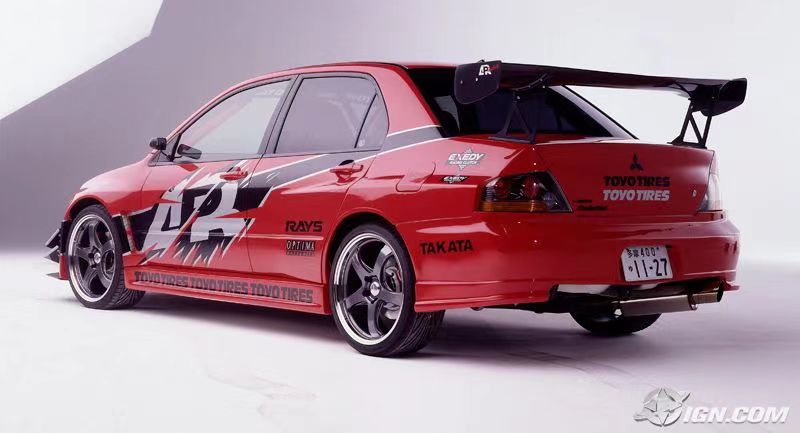 Speed GT 1/64 Lancer Evolution EVO IX - FNF Red Livery