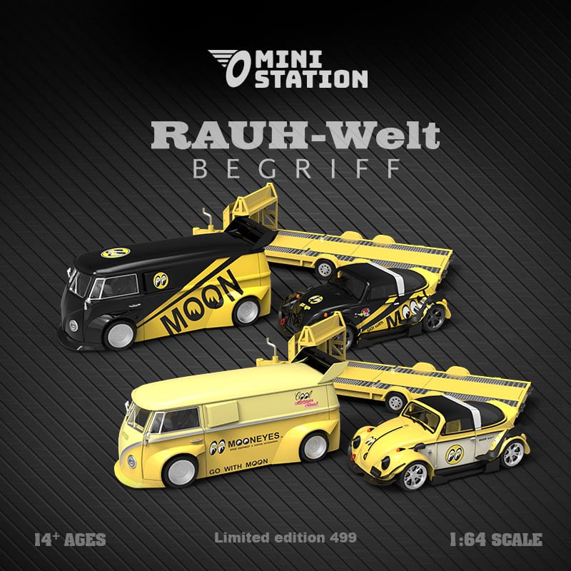 Mini Station x Time Micro 1/64 Mooneyes Livery
