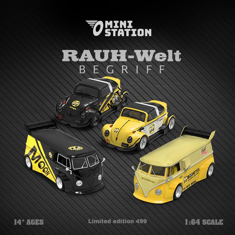 Mini Station x Time Micro 1/64 Mooneyes Livery