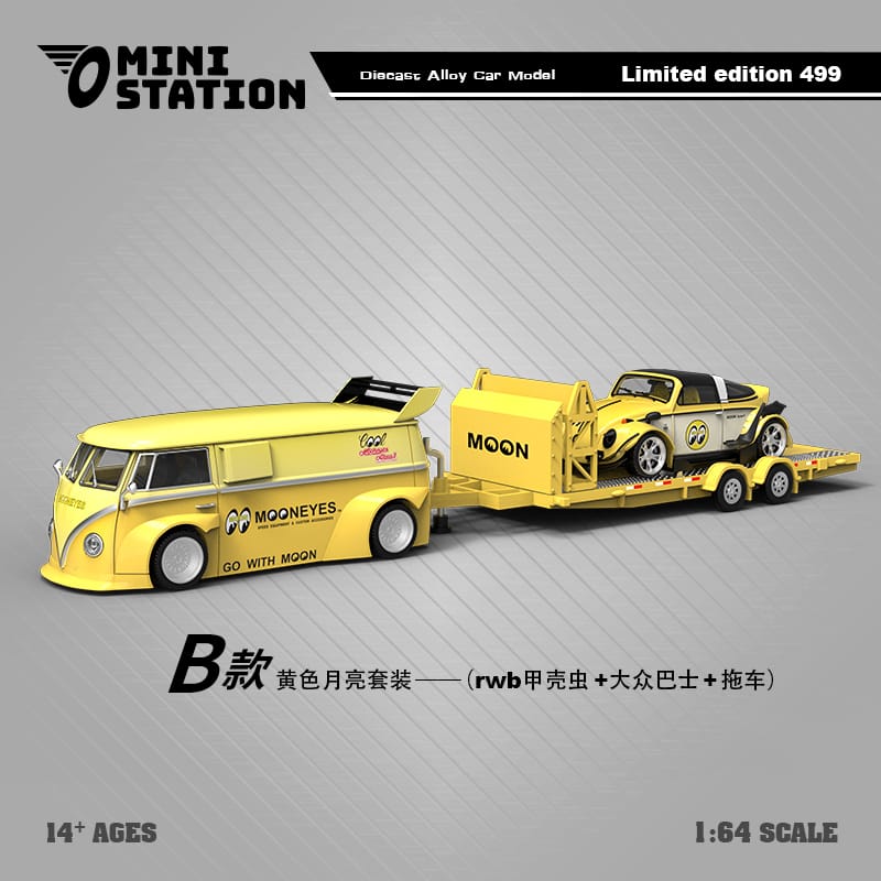 Mini Station x Time Micro 1/64 Mooneyes Livery