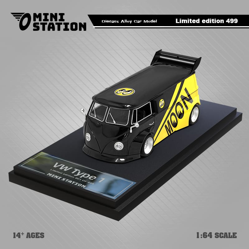 Mini Station x Time Micro 1/64 Mooneyes Livery