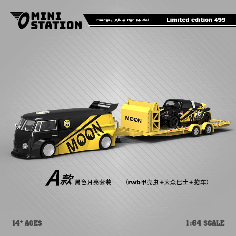Mini Station x Time Micro 1/64 Mooneyes Livery