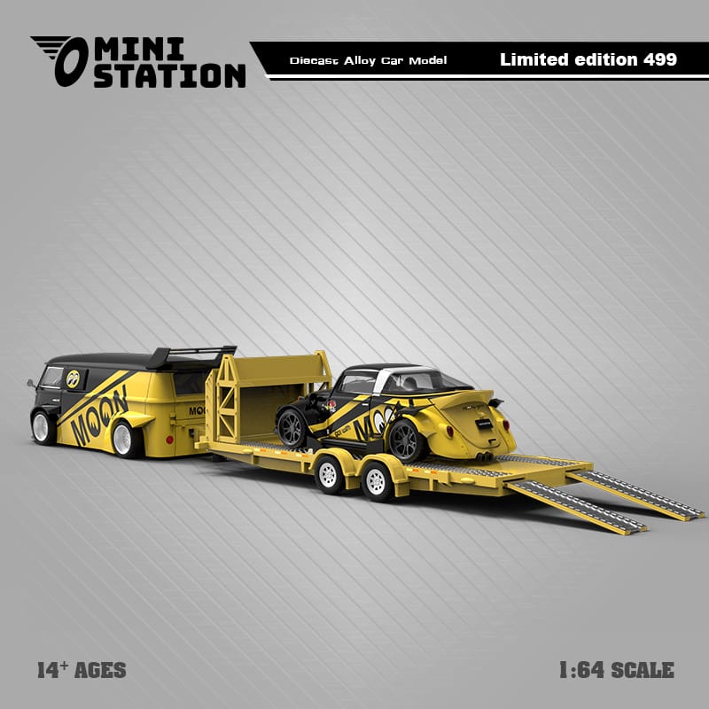 Mini Station x Time Micro 1/64 Mooneyes Livery