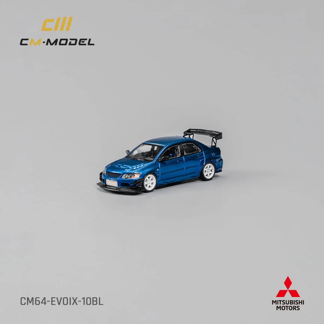 CM Model 1/64 Mitsubishi Lancer Evolution IX Voltex Modified - Metallic Blue