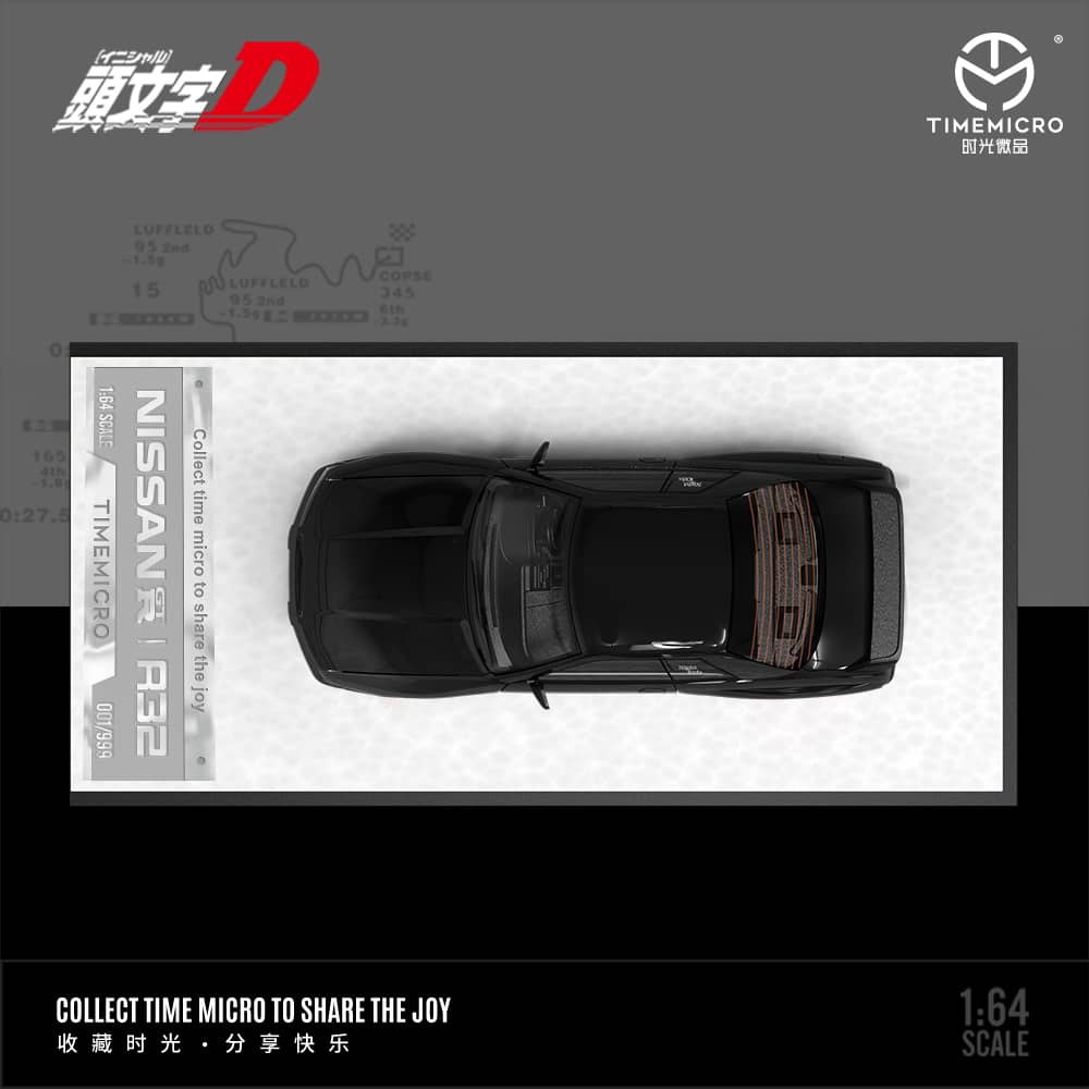 Time Micro 1/64 Skyline GT-R R32 Initial D Livery