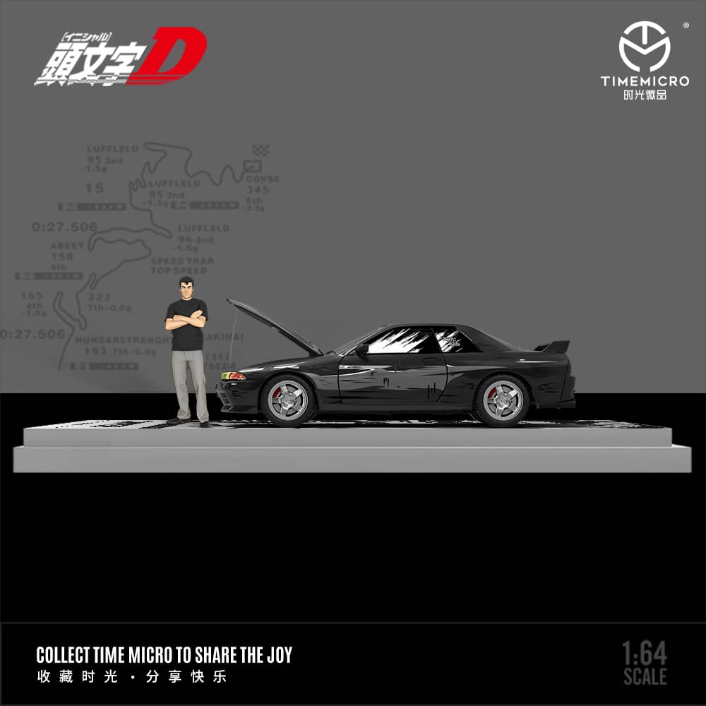 Time Micro 1/64 Skyline GT-R R32 Initial D Livery