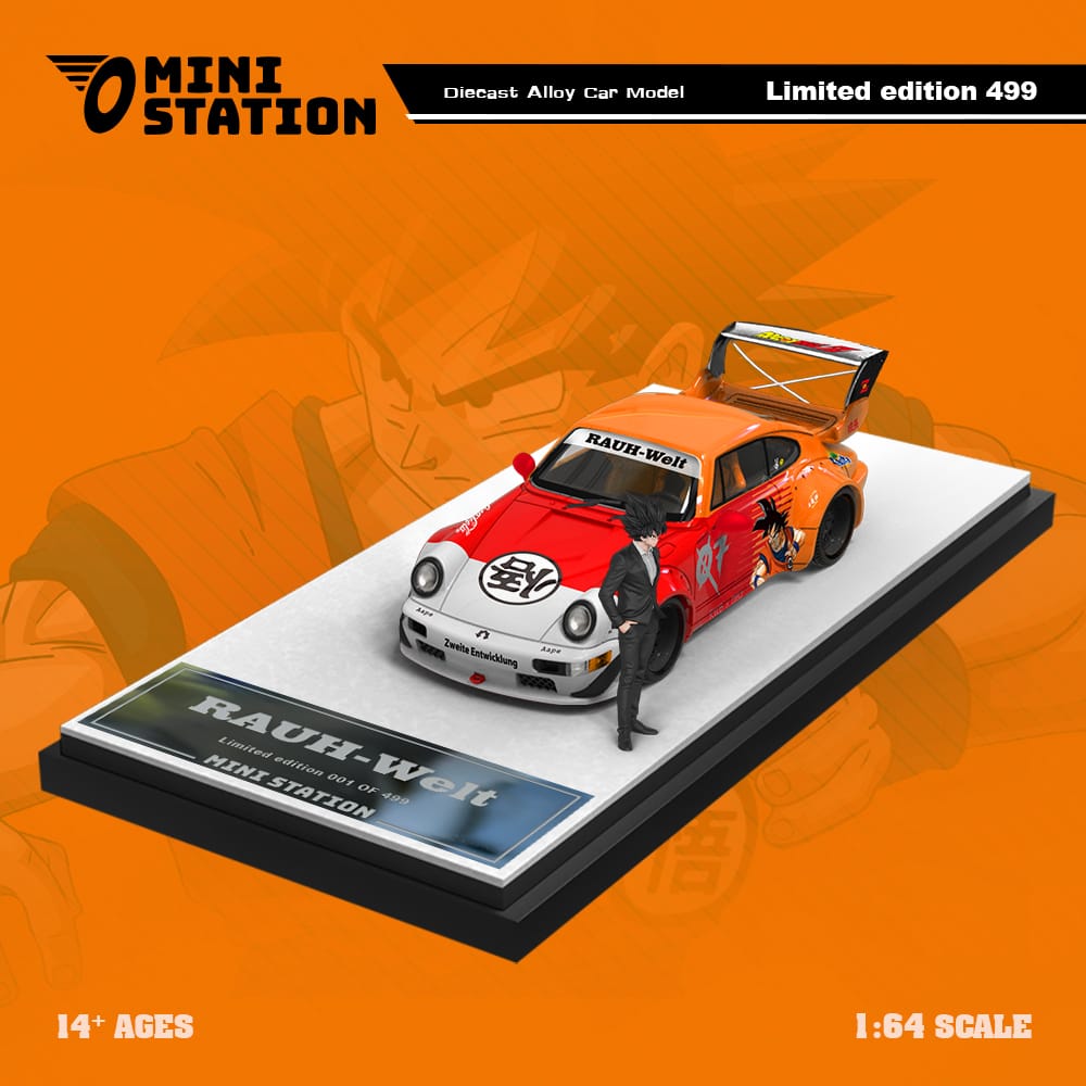 Mini Station x Time Micro 1/64 RWB964 GT Wing WildBody