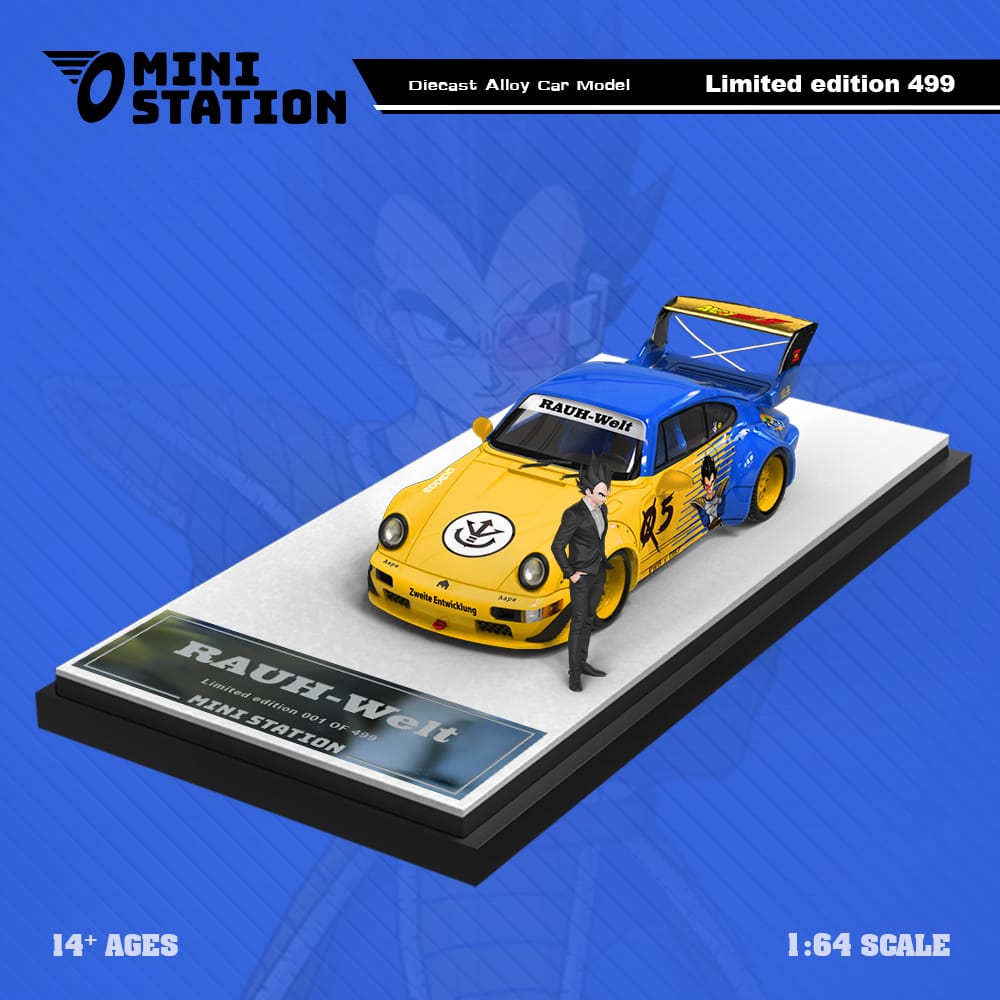Mini Station x Time Micro 1/64 RWB964 GT Wing WildBody