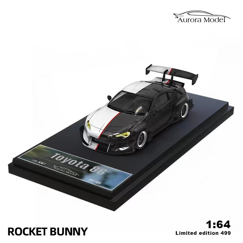 Time Micro 1/64 Rocket Bunny 86 / GT86 - Black & White
