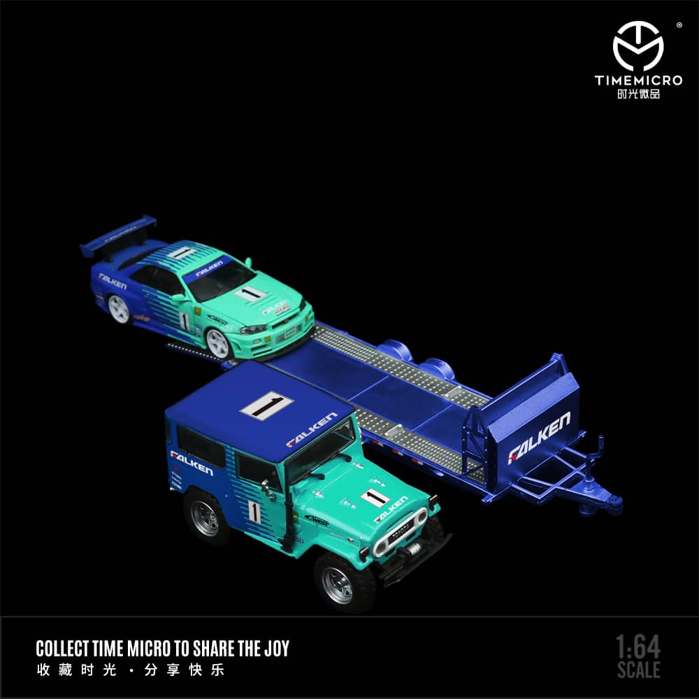 Time Micro 1/64 Falken Livery Trailer Set