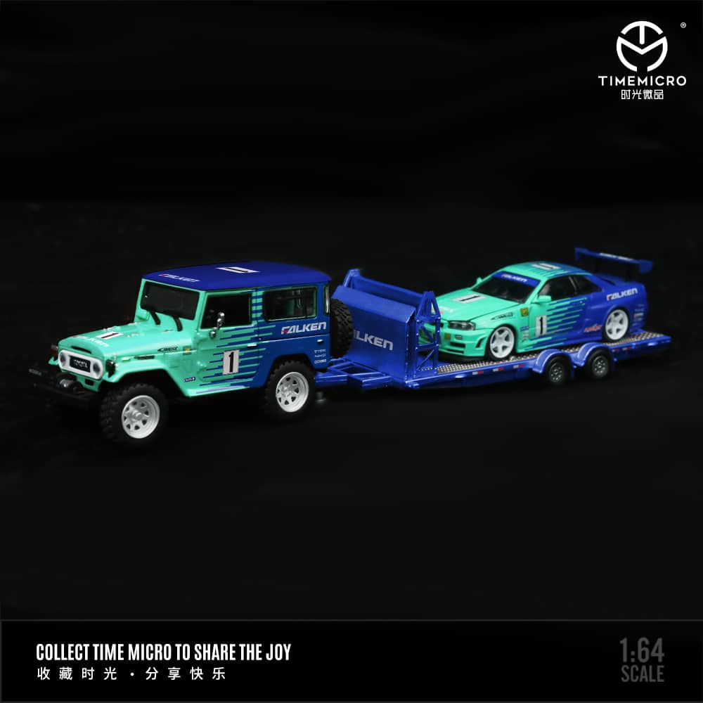 Time Micro 1/64 Falken Livery Trailer Set