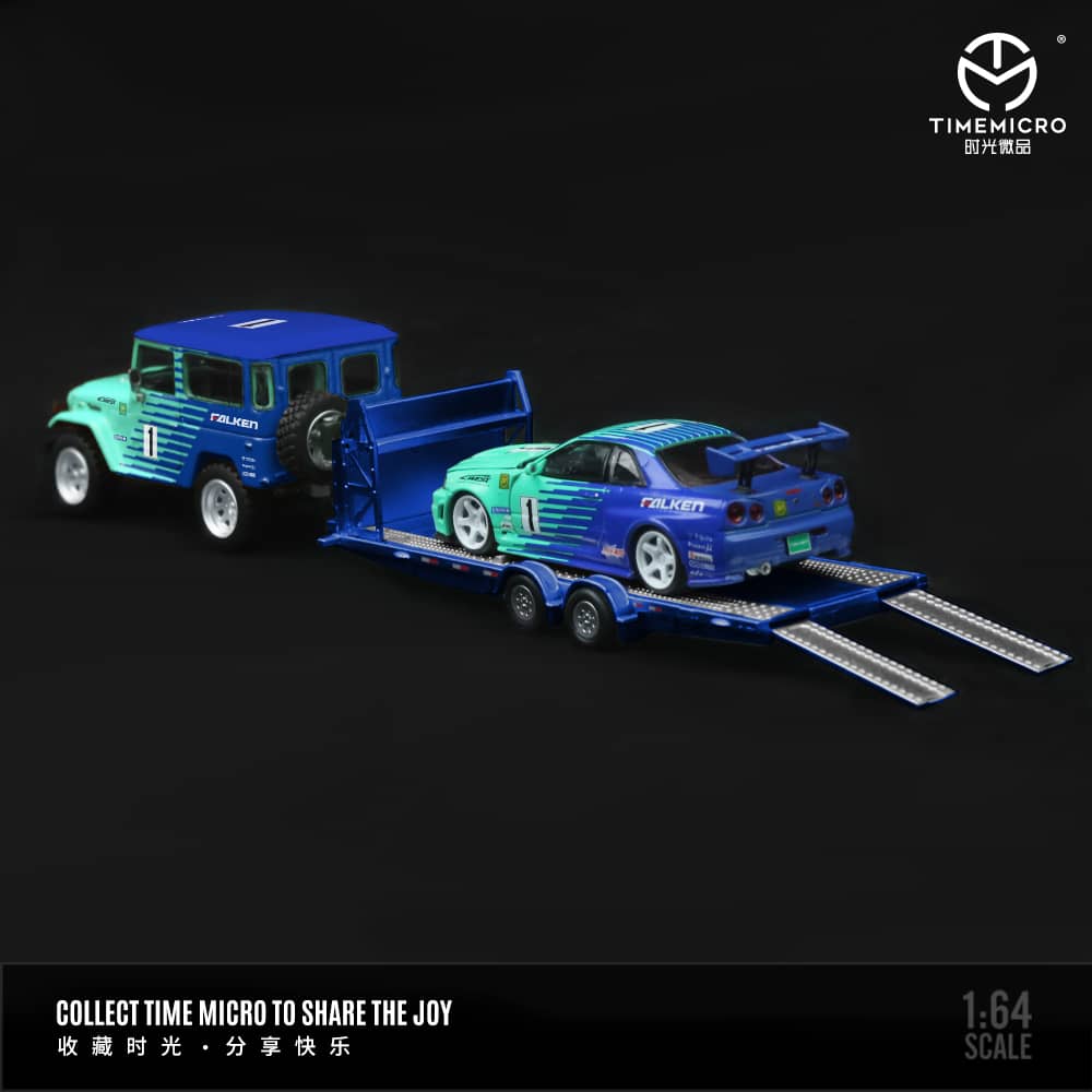 Time Micro 1/64 Falken Livery Trailer Set