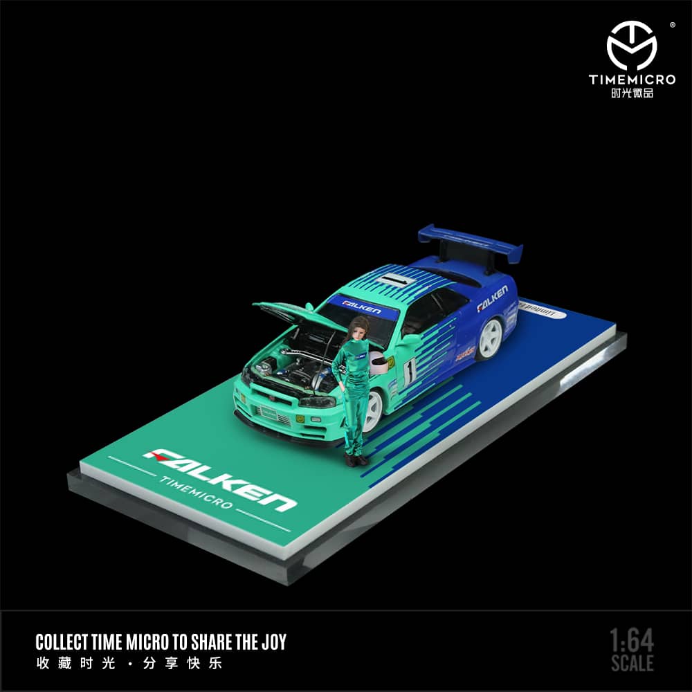Time Micro 1/64 Falken Livery Trailer Set