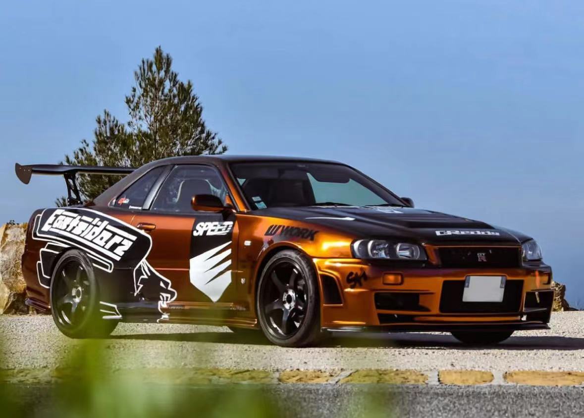 Stance Hunters x Street Weapon 1/64 Skyline GT-R R34 Nismo Z-Tune - NFS RedOrange Livery
Limited To 399 pcs Only