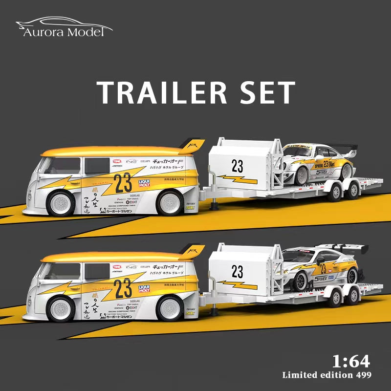Time Micro x Aurora 1/64 White Flash 23# Trailer