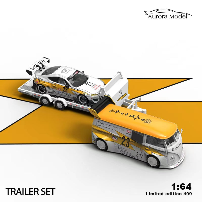 Time Micro x Aurora 1/64 White Flash 23# Trailer