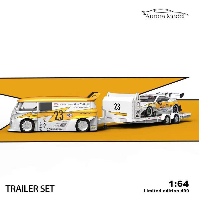 Time Micro x Aurora 1/64 White Flash 23# Trailer