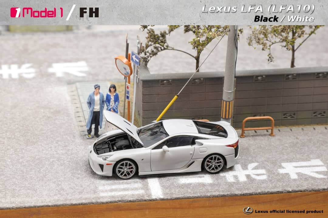 [ETA:  Dec 2024 ] Focal Horizon x Model One 1/64 Lexus LFA (Open-Hood | Visible Engine)