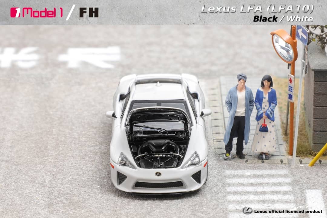 [ETA:  Dec 2024 ] Focal Horizon x Model One 1/64 Lexus LFA (Open-Hood | Visible Engine)