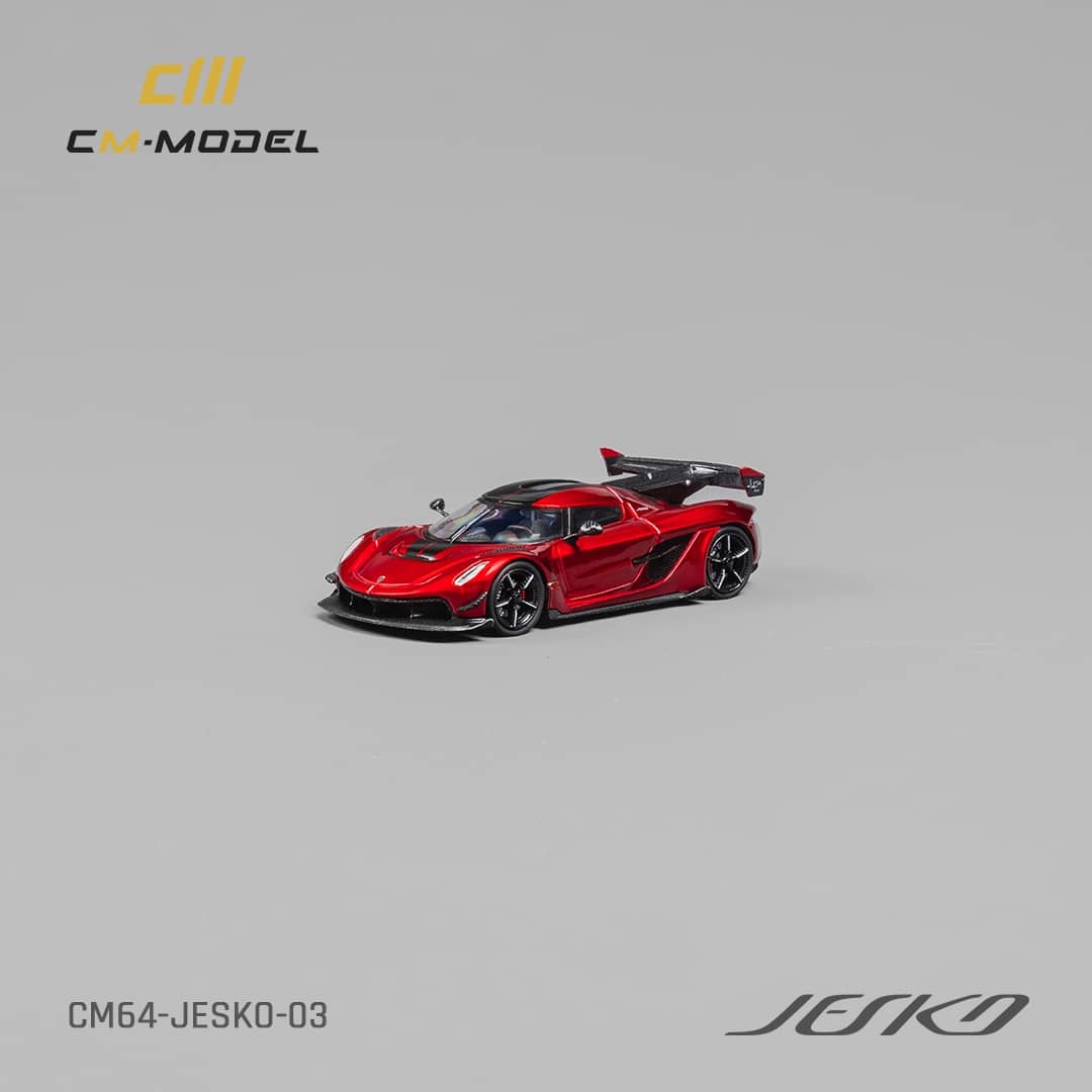 CM Model 1/64 Jesko Attack Cherry Red