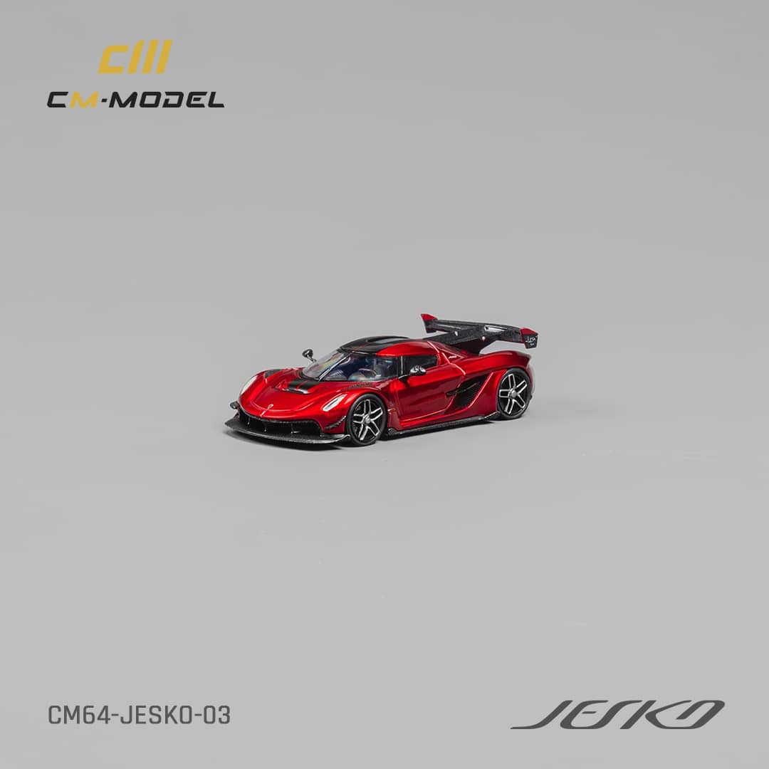 CM Model 1/64 Jesko Attack Cherry Red
