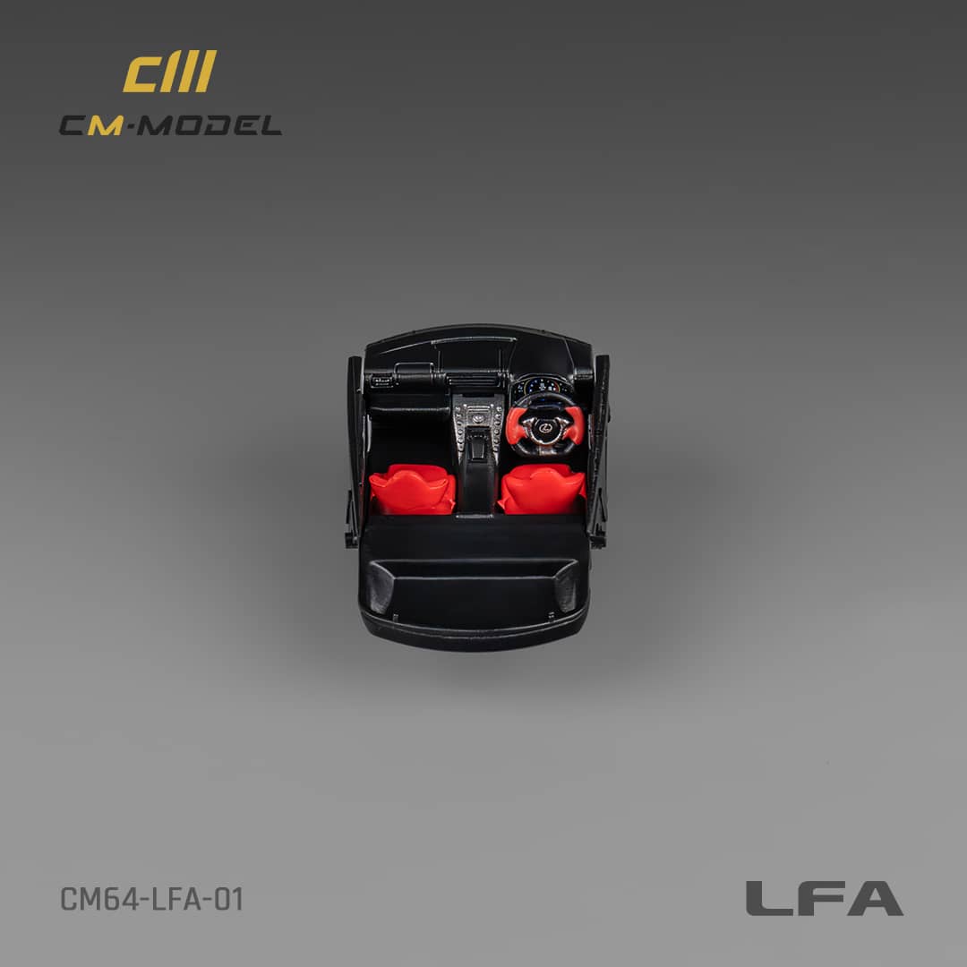 CM Model 1/64 Lexus LFA Pearl White