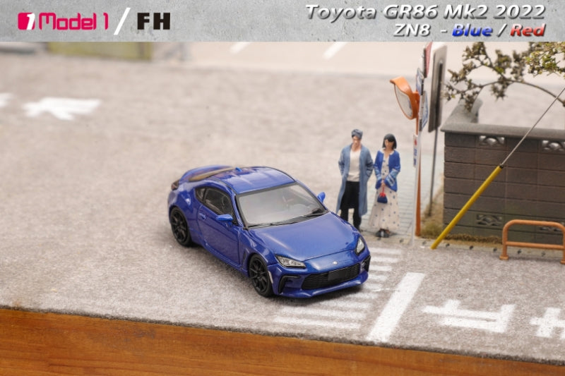 Focal Horizon x Model One 1/64 Toyota GR86 ZN8 - Dark Blue
