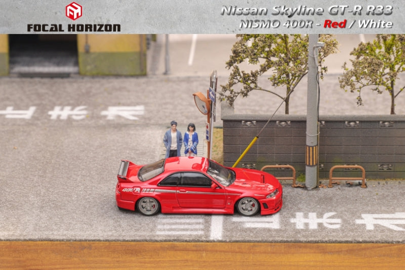 Focal Horizon 1/64 Skyline R33 GT-R Nismo 400R - Red