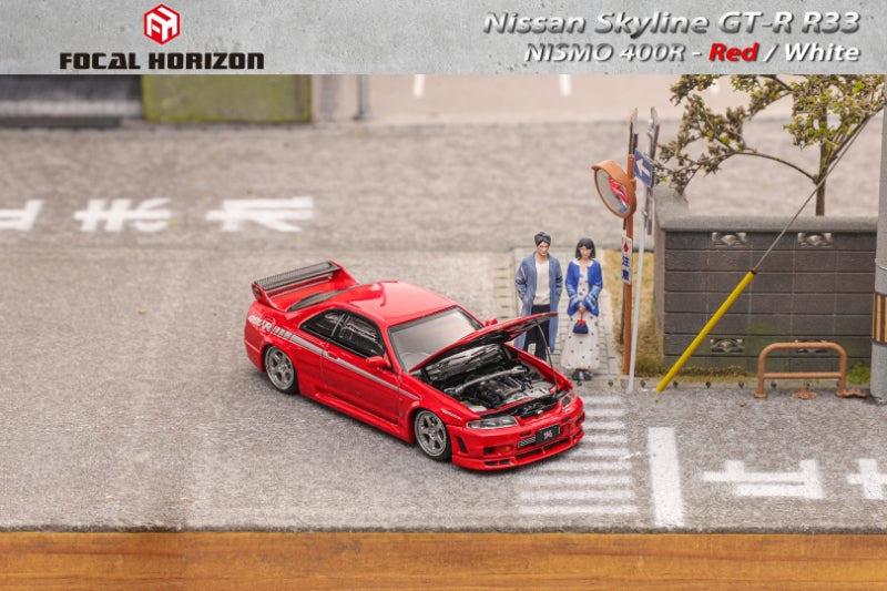 Focal Horizon 1/64 Skyline R33 GT-R Nismo 400R - Red