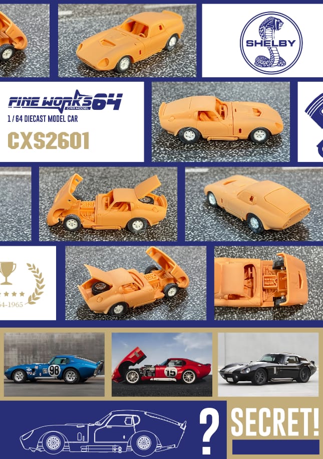 Fine Works64 1/64 Shelby Cobra Daytona Coupe(CSX2601)
