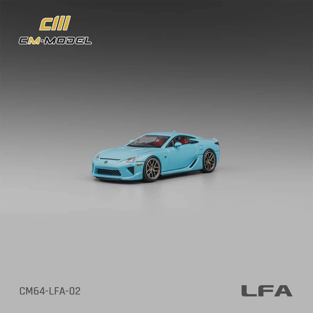 CM Model 1/64 Lexus LFA Sky Blue